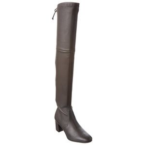 (sold) Stuart Weitzman Genna 60 over the knee leather boots size 7 slate